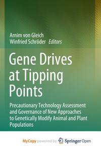 Gene Drives at Tipping Points