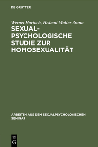 Sexualpsychologische Studie Zur Homosexualität