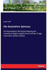 Die Staatslehre Spinozas