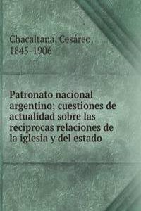 Patronato nacional argentino