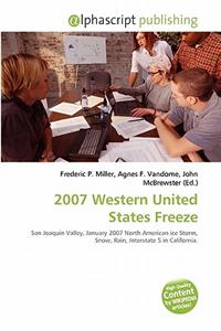 2007 Western United States Freeze