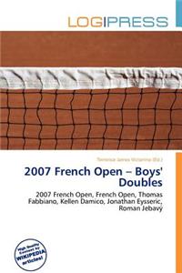 2007 French Open - Boys' Doubles
