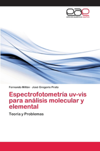 Espectrofotometría uv-vis para análisis molecular y elemental