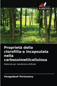 Proprietà della clorofilla-a incapsulata nella carbossimetilcellulosa