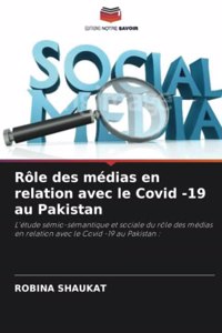 Rôle des médias en relation avec le Covid -19 au Pakistan