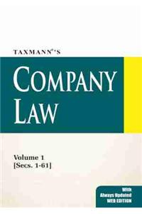 Company Law Volume 1 (Secs. 1-61)