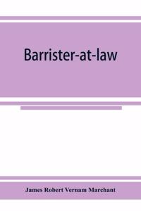 Barrister-at-law