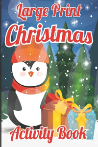 Large Print Christmas Activity book