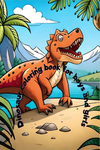 Dinosauro coloring book for boys and girls