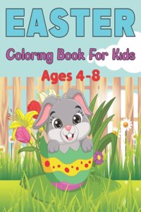 Easter Coloring Book for Kids Ages 4-8