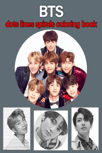 BTS Dots Lines Spirals Coloring Book