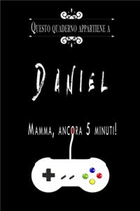 Questo quaderno appartiene a Daniel