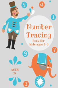 Number Tracing Books for Kids Ages 3-5