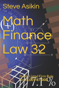 Math Finance Law 32