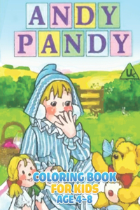 Andy Pandy Coloring Book For Kids Age 4-8