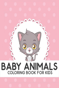 Coloring Book For Kids Baby Animals