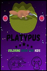 Platypus Coloring Book For Kids