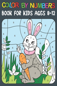 Color By Numbers book For Kids Ages 8-12