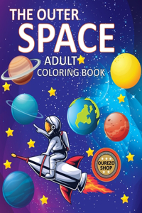 Outer Space Adult Coloring Book