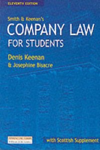 Smith & Keenan's Company Law for Students (Scottish Edition)