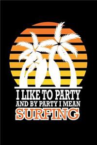 I Like To Party And By Party I Mean Surfing