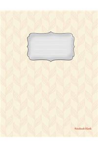 Notebook blank