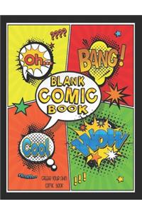 Blank Comic Book, Create Your Own Comic Book