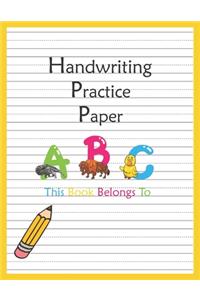 Handwriting Practice Paper