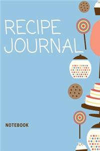 Recipe Journal Notebook