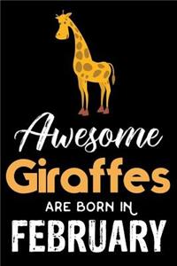 Awesome Giraffes Are Born in February
