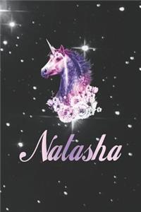 Natasha: Funny Sayings First Name Personalized Customized Names Gift Birthday Girl Women Notebook Journal