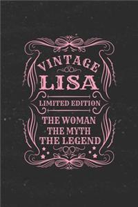 Vintage Lisa Limited Edition the Woman the Myth the Legend