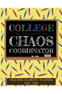 Teacher Academic Planner 2019-2020