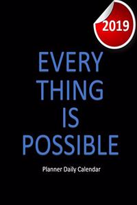 Planner Daily Calendar 2019