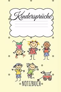 Kindersprüche Notizbuch