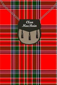 Clan MacBain Tartan Journal/Notebook