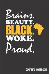 Brains Beauty Black Woke Proud