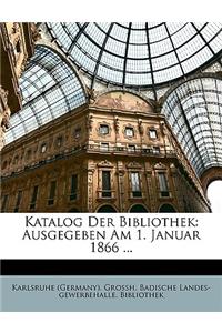 Katalog Der Bibliothek