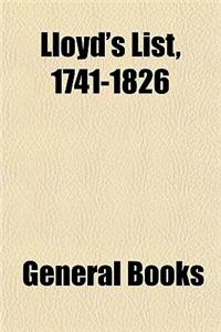 Lloyd's List 1753