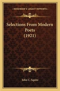 Selections from Modern Poets (1921)