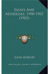 Essays and Addresses, 1900-1903 (1903)