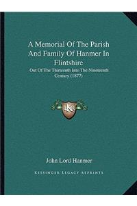 Memorial of the Parish and Family of Hanmer in Flintshire
