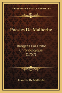 Poesies De Malherbe