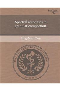 Spectral Responses in Granular Compaction