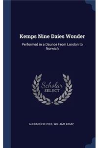 Kemps Nine Daies Wonder