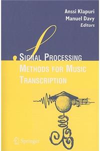 Signal Processing Methods for Music Transcription