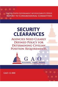 Security Clearances