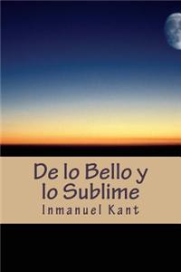 de Lo Bello y Lo Sublime