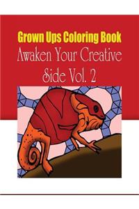 Grown Ups Coloring Book Awaken Your Creative Side Vol. 2 Mandalas