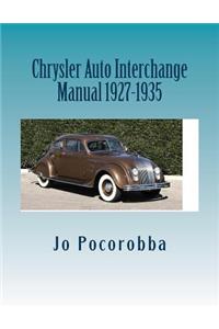 Chrysler Auto Interchange Manual 1927-1935